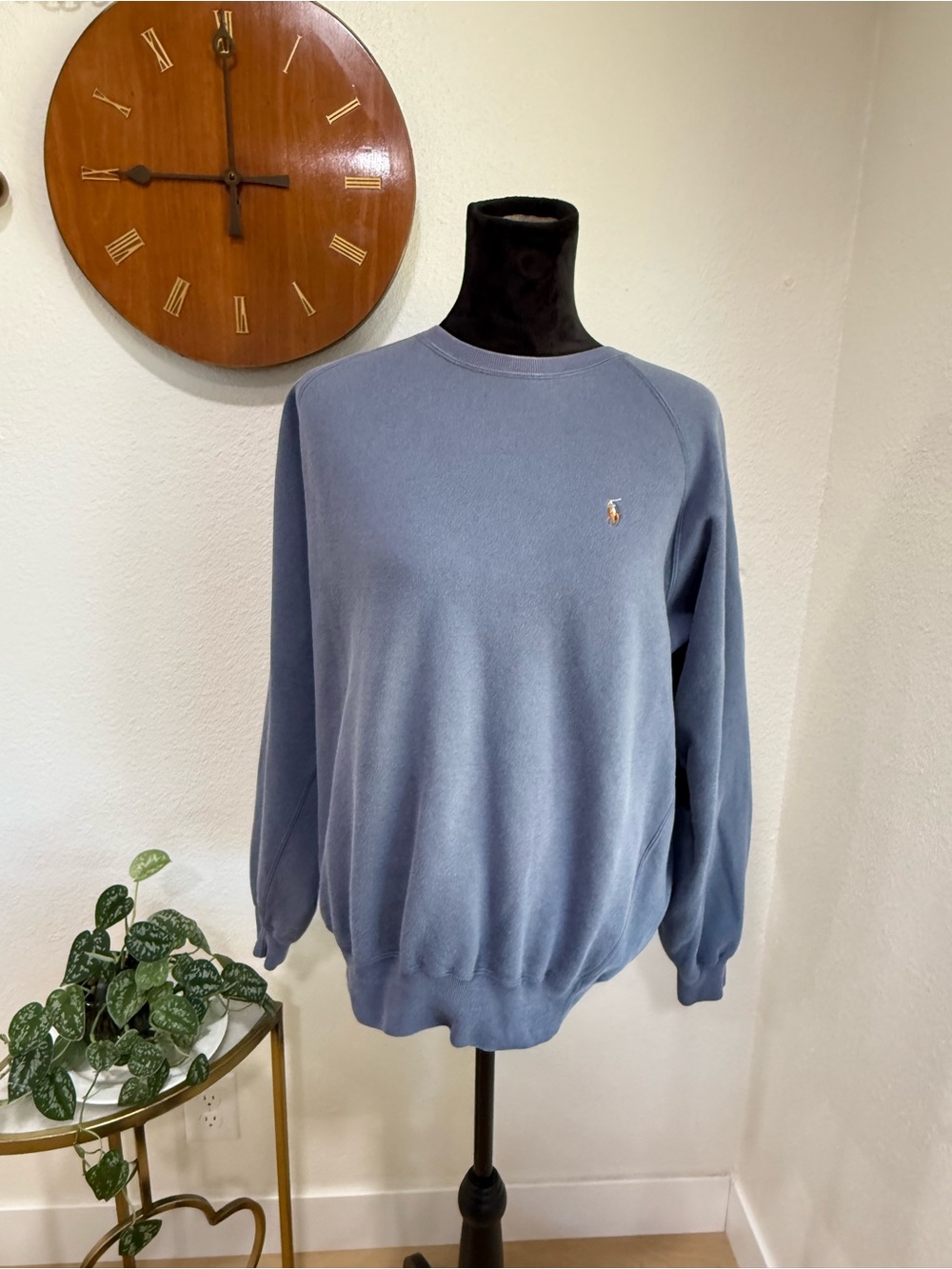 Vintage Polo by Ralph Lauren  Crewneck Sweatshirt Periwinkle Blue Men’s Small